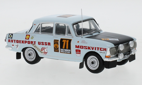 Moskwitsch 412 No.71 Rally London-Mexico 1970 Holm/Boubnov/Guiradouskas - 1:43